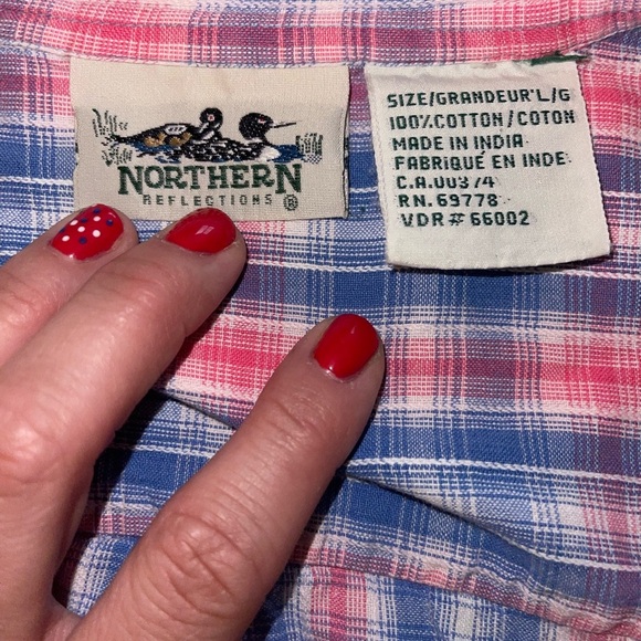 Northern Reflections short sleeve button down - Mens size L - Picture 5 of 5